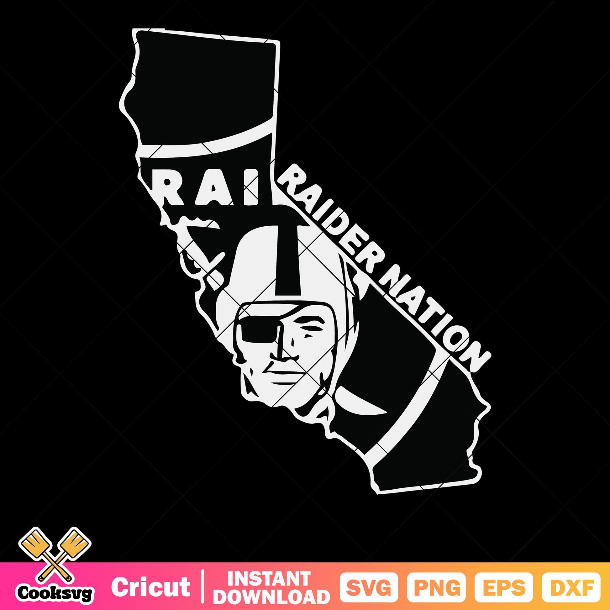 Raiders football nation svg, oakland raiders svg, oakland svg