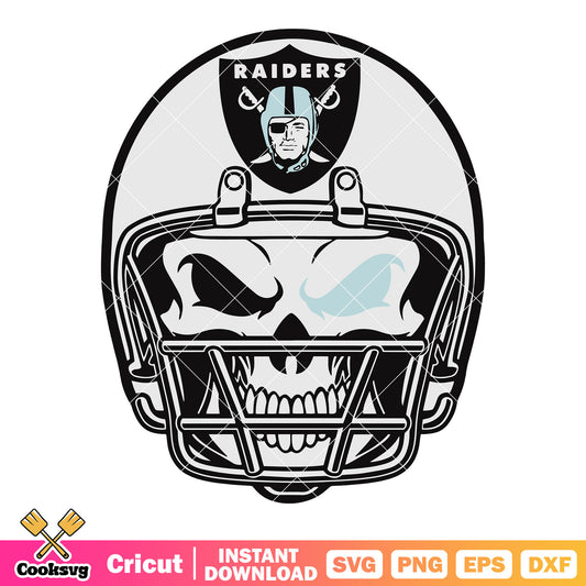 Raider skull shinny eye svg, la raiders svg, skull skeleton svg