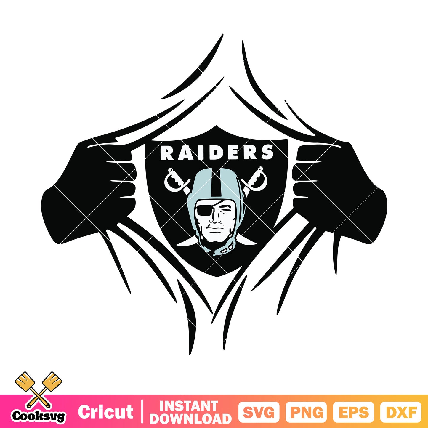 Raiders nfl football palyer svg, oakland raiders svg, nfl logo svg