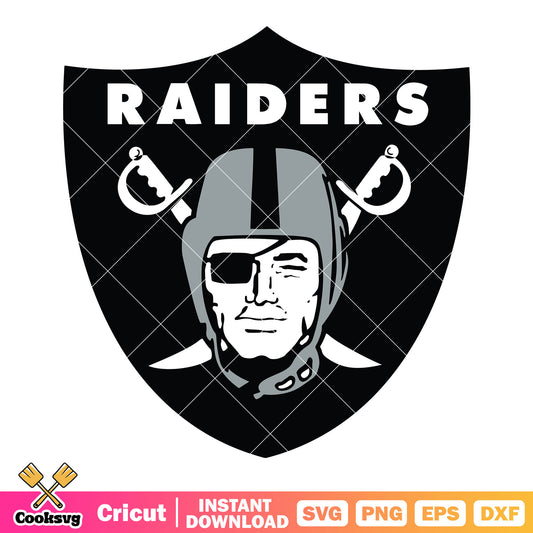 Raiders to pirate shield svg, nfl logo​ svg, raiders svg