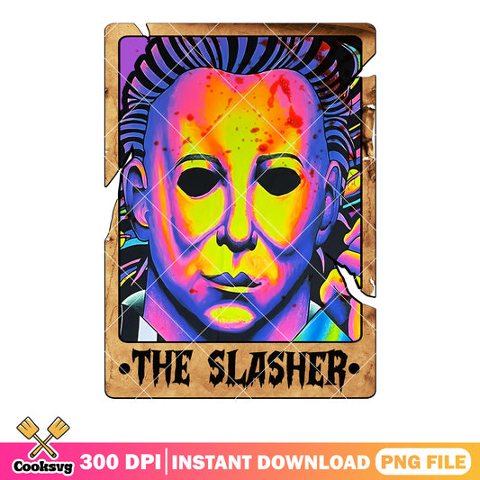 Rainbow The slasher png, michael myers png, spooky halloween png