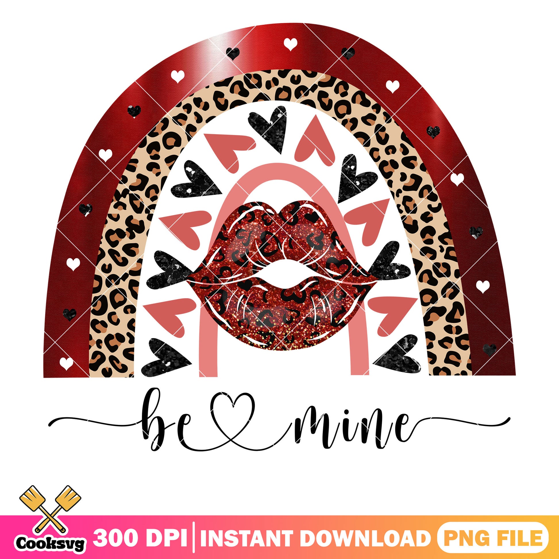 Rainbow valentine be mine png, be mine valentine png, rainbow valentine png