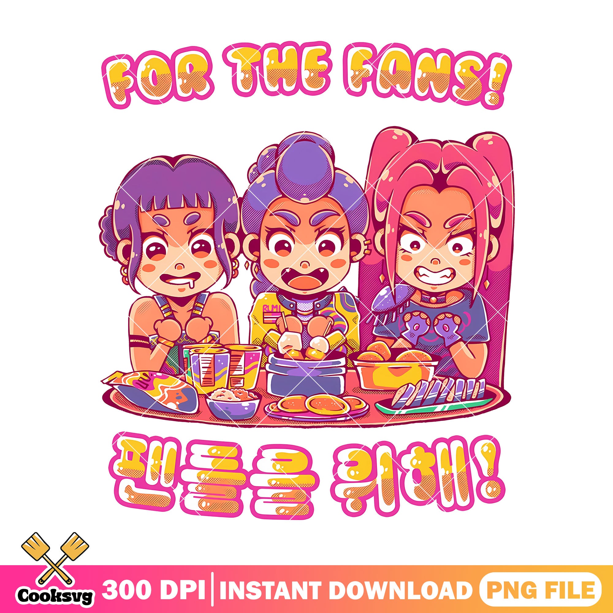Rameyon for the fans png, huntrix kpop png, huntrix rameyon png – Cooksvg