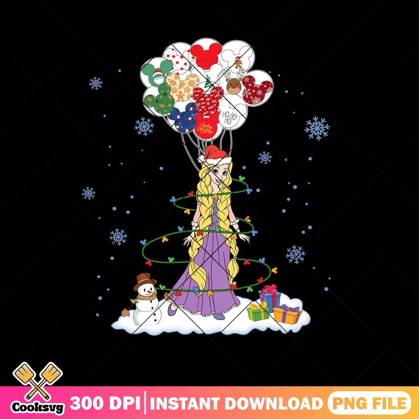 Rapunzel christmas stuff png, rapunzel tangled​ png, christmas spirit png