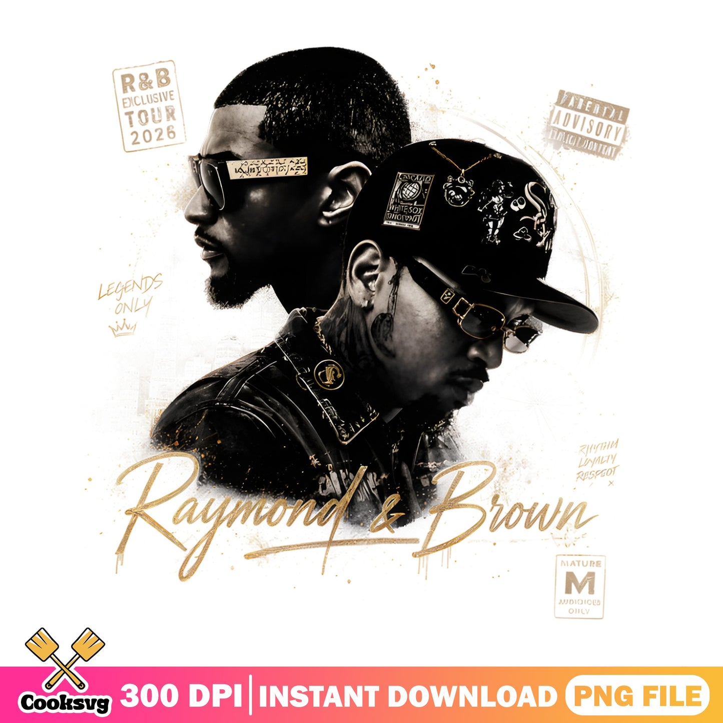 Raymond And Brown R&B Tour 2026 PNG, Legends Only PNG, RnB Music PNG