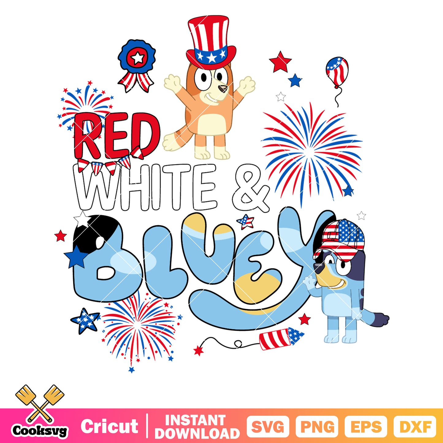 Red and white bluey bingo svg, bluey bingo svg, red white bluey shirt​ svg