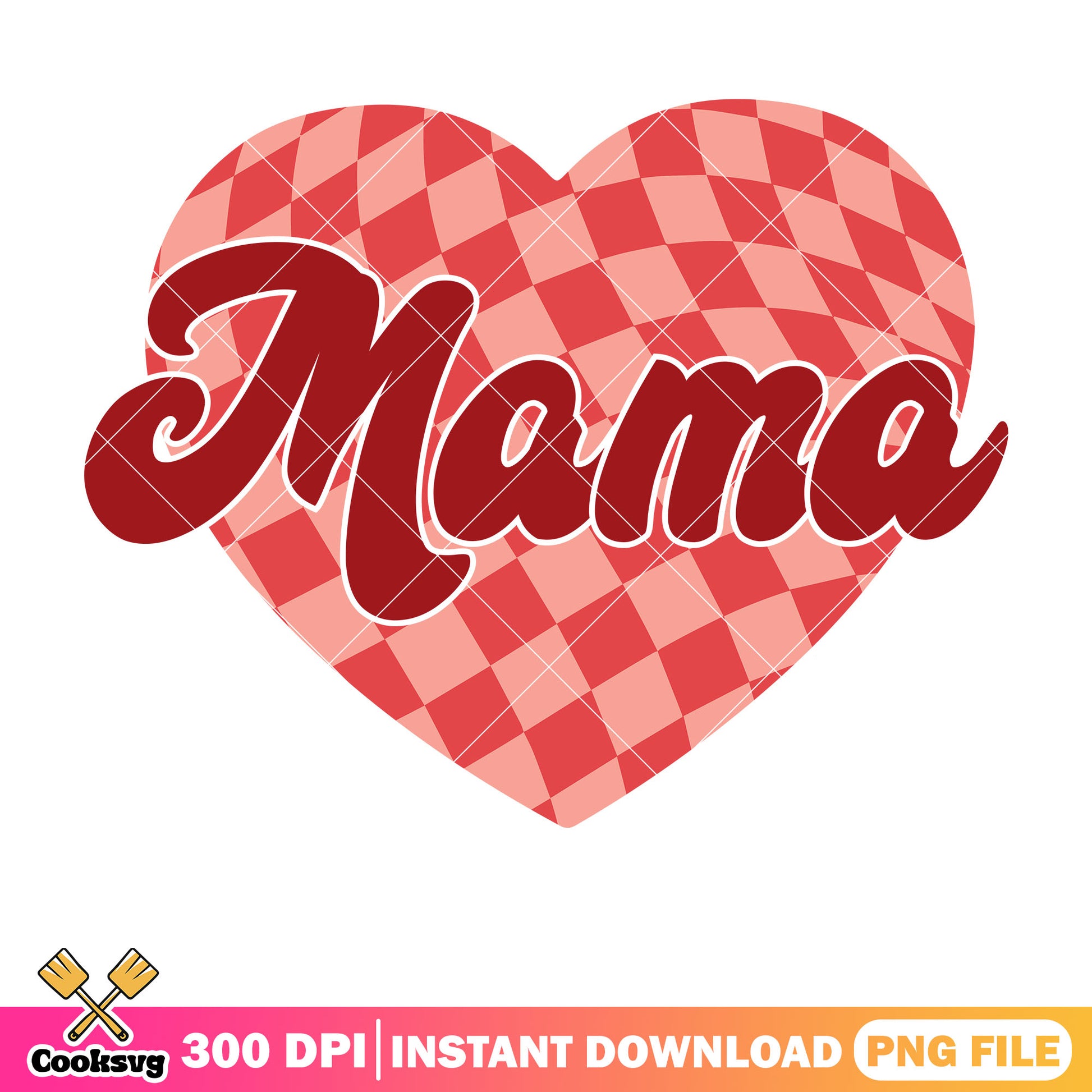 Red heart love mama valentine png, mama valentine png, valentine day png