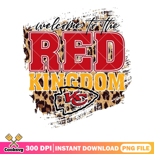 Red kingdom kc png, kansas city chiefs​ png, nfl football​ png