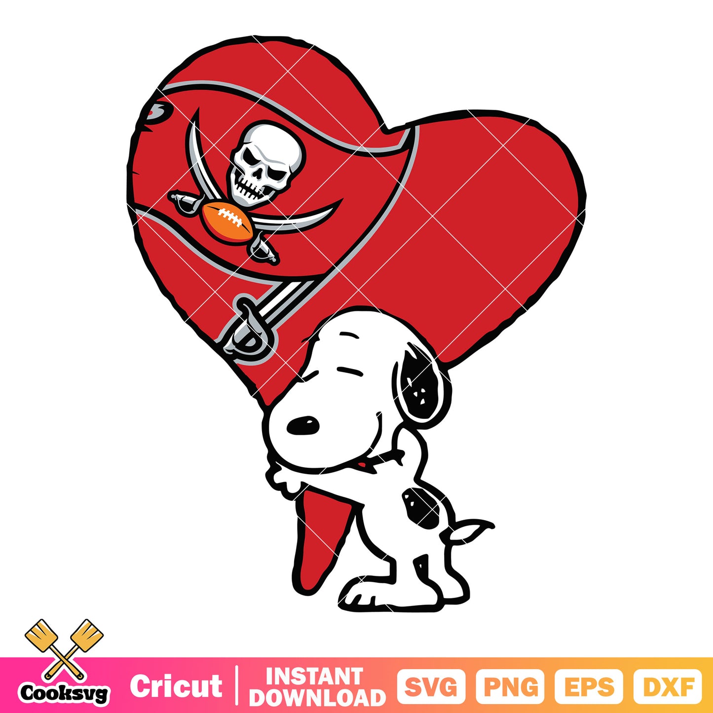 Red pirates balloon svg, tampa bay buccaneers svg, snoopy svg