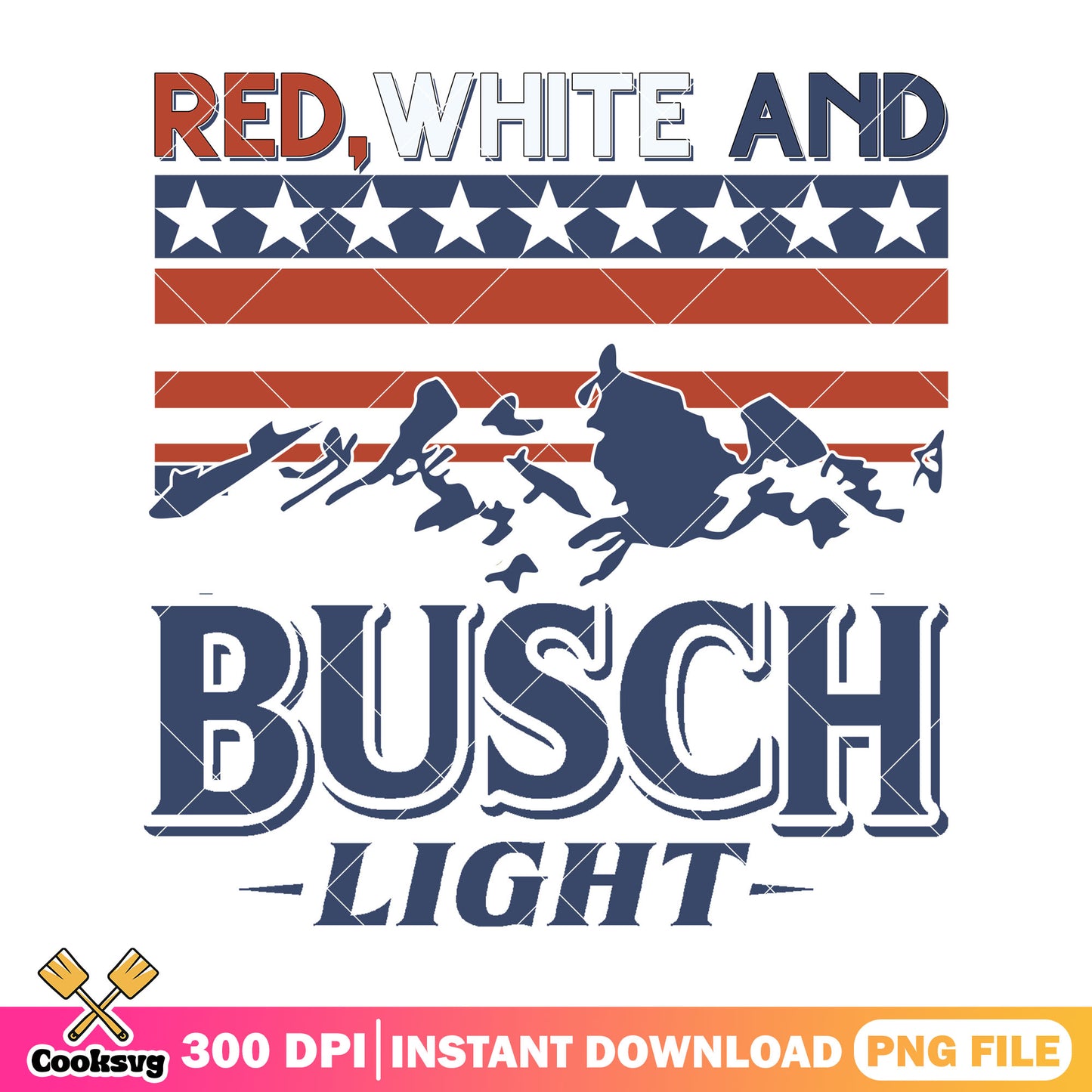 Red white and apple busch png, busch light png, busch light logo png