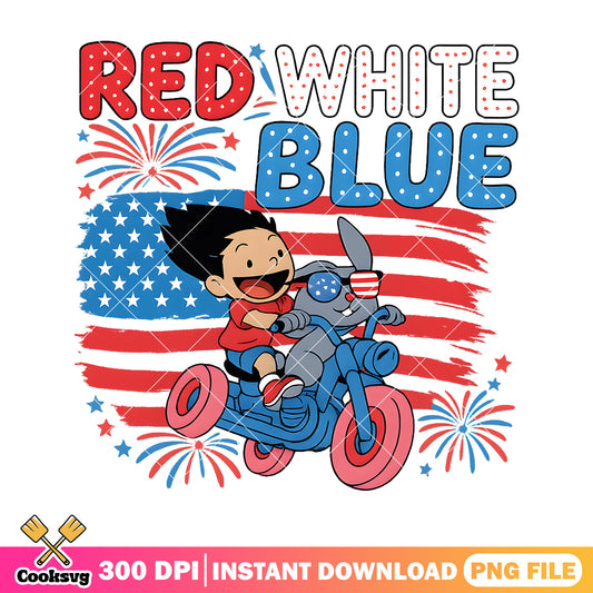 Red white blue america png, red white america png, america flag png