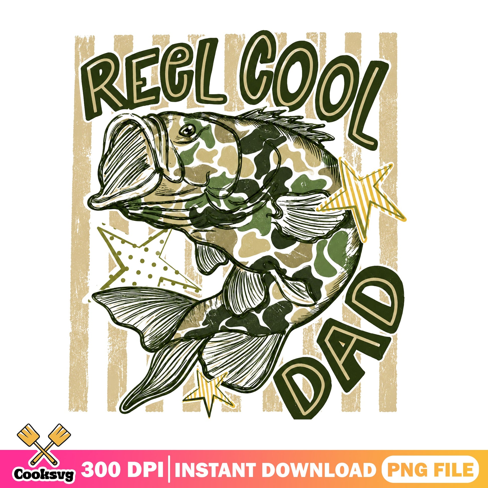 Reel Cool Dad PNG, Fishing Dad Shirt, Father Day PNG