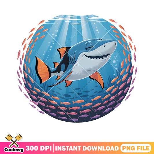 Relax bruce in ocean png, finding nemo png, bruce the shark png