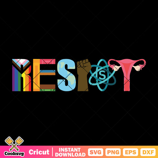 Resists Black Lives Matter svg, resists svg, black lives matter​ svg