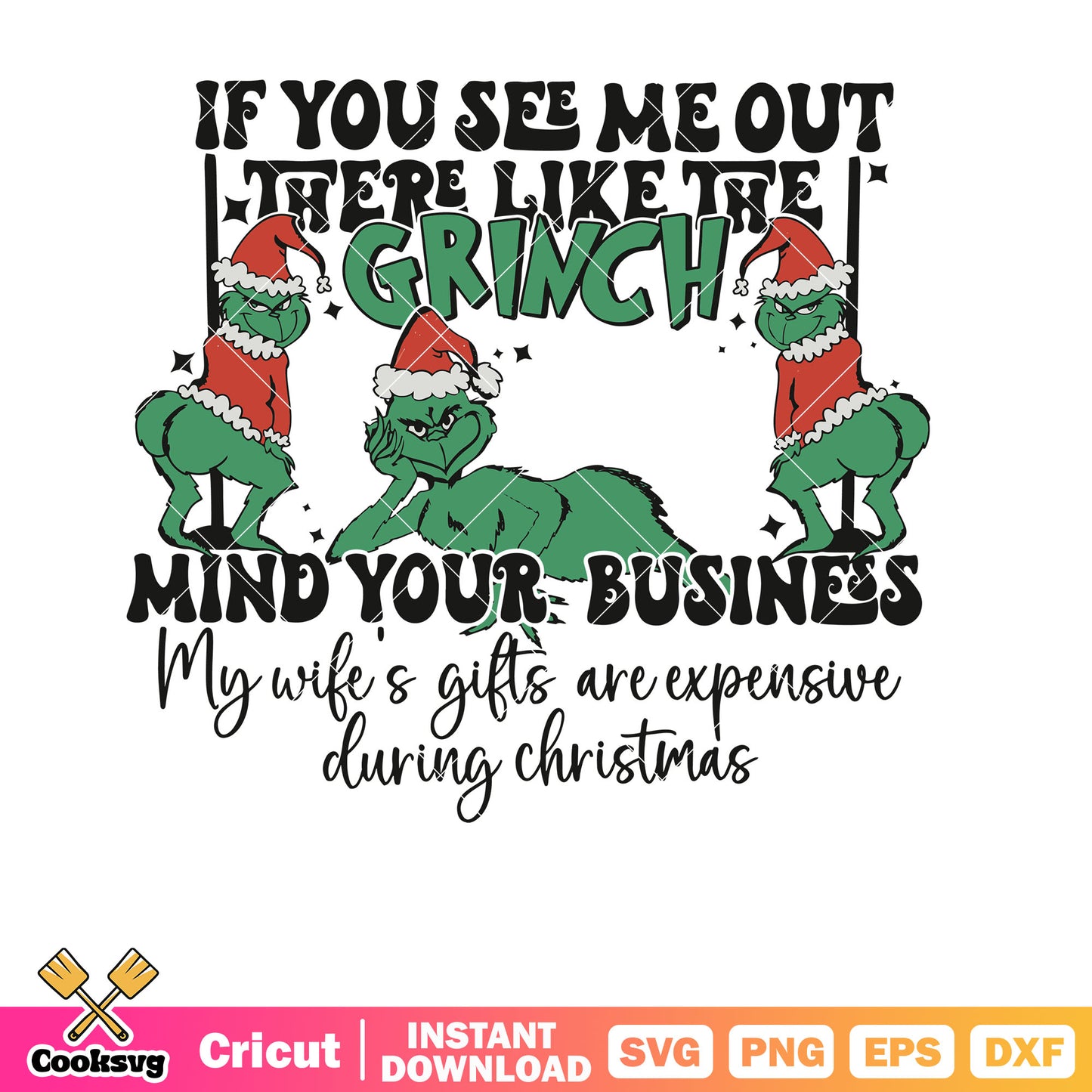 Retro Funny Christmas Grinch Quotes svg design, grinch quotes svg, retro christmas svg