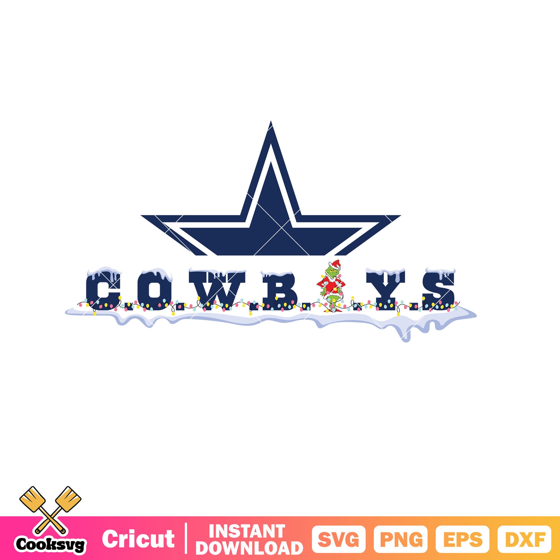 Retro Grinch Dallas Cowboys Christmas svg, grinch dallas cowboys svg