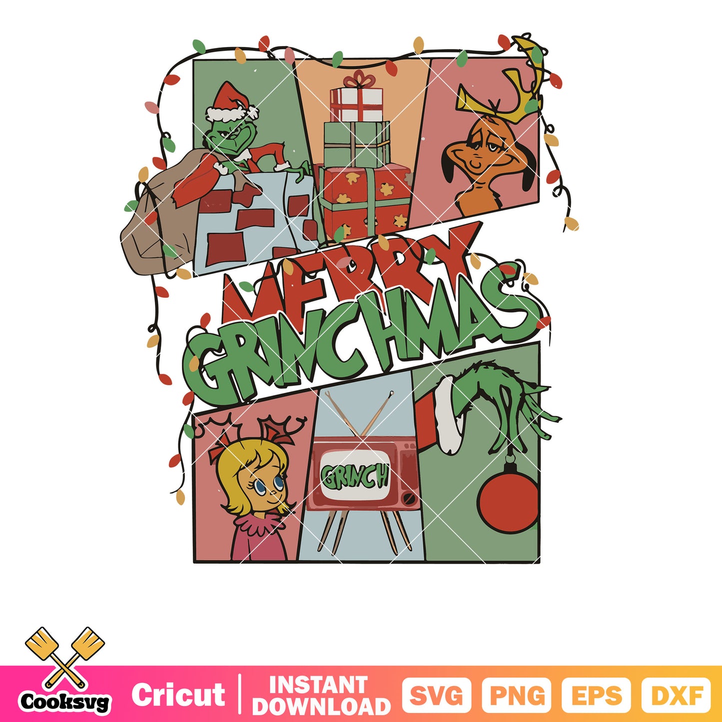 Retro Merry Grinchmas The Grinch And Friend svg, merry grinchmas svg