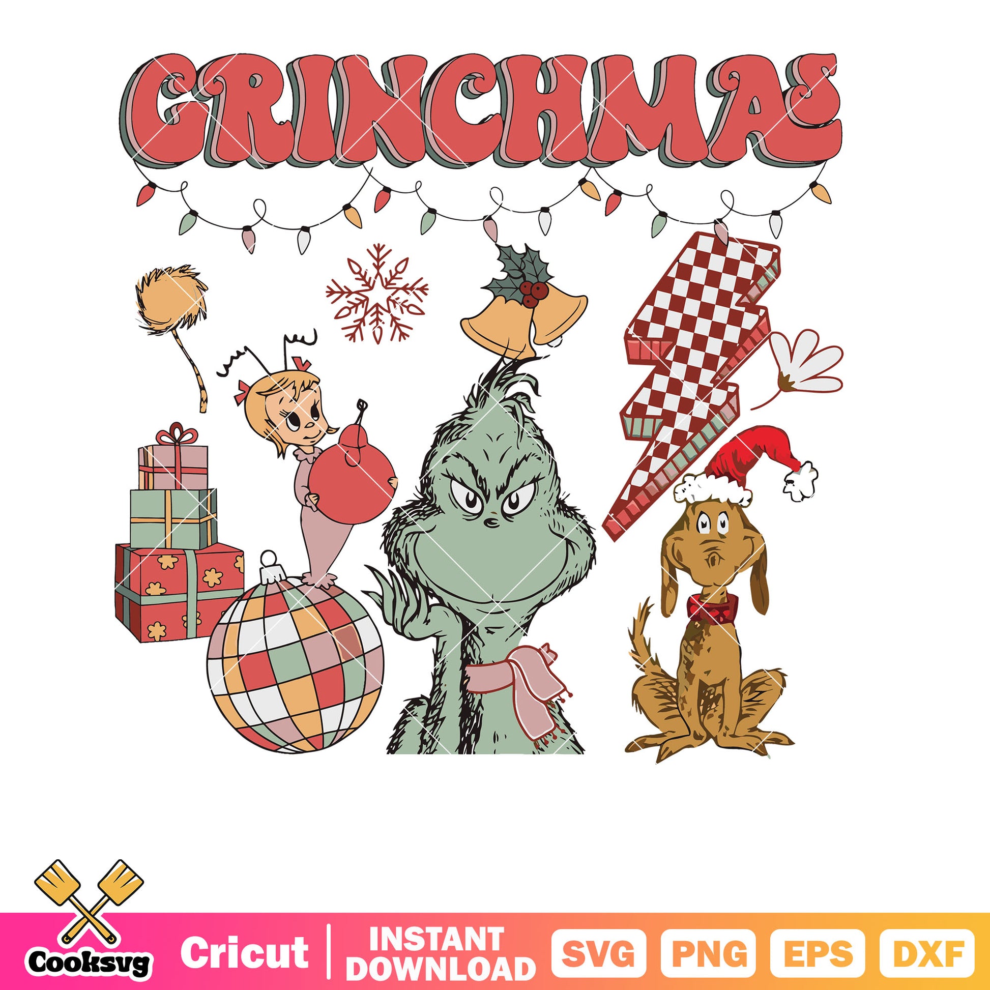 Retro Mery Grinchmas Svg Groovy Christmas svg design, merry grinchmas svg