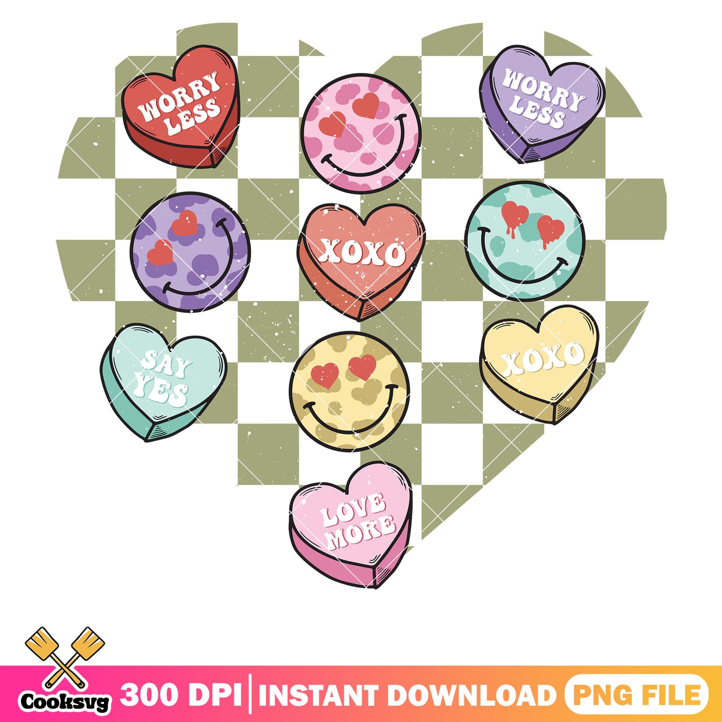 Retro valentine vibes xoxo png, retro valentine png, xoxo valentine png