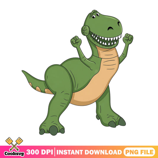 Rex Toy Story PNG, Disney Pixar Dinosaur PNG, Toy Story PNG