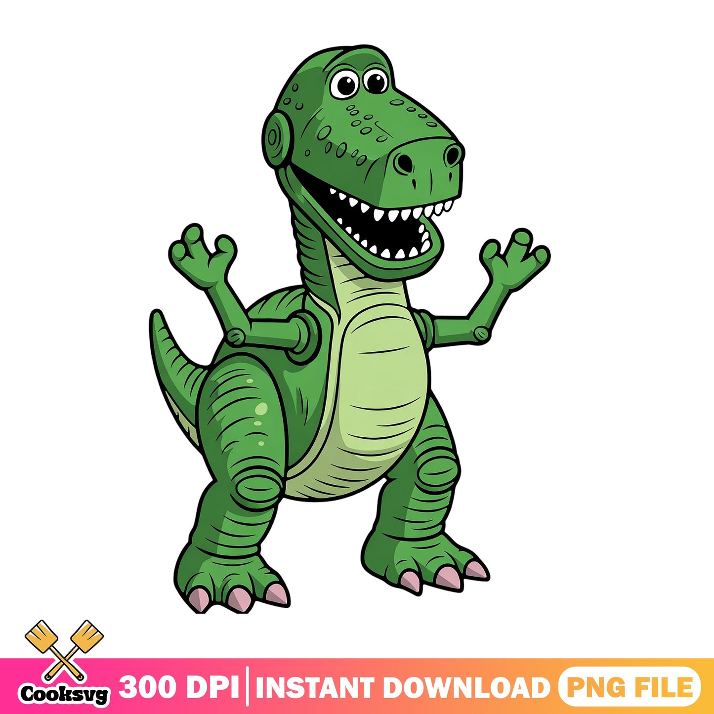 Rex Toy Story PNG, Disney Pixar PNG, Toy Story Character PNG