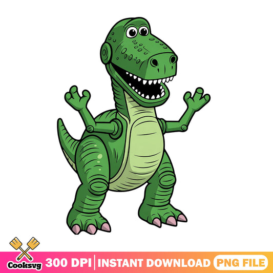 Rex Toy Story PNG, Disney Pixar PNG, Toy Story Character PNG