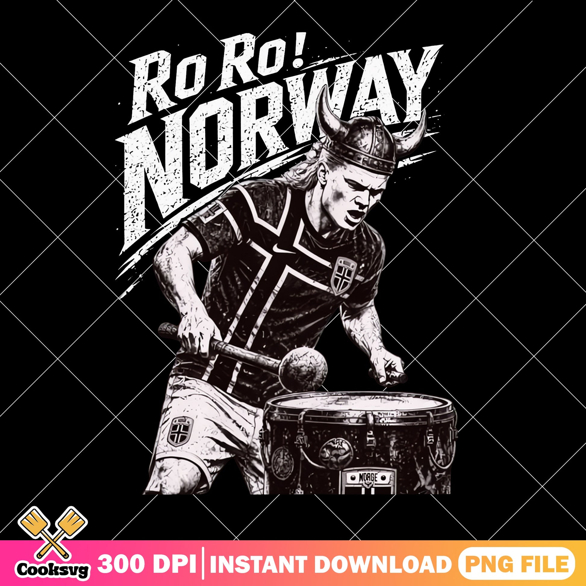 Ro Ro Norway Soccer Viking PNG, Norway Football PNG, Soccer Fan PNG