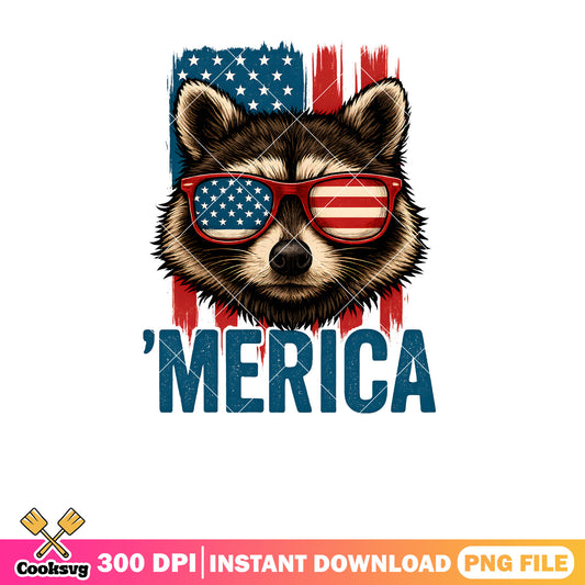 Rocket raccoon america png, raccoon america png, america flag png
