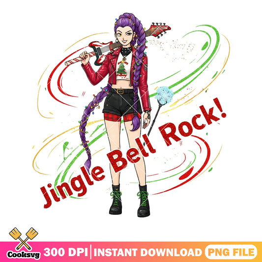 Rock n roll jingle bell edition png, huntrix png, rimu huntrix png