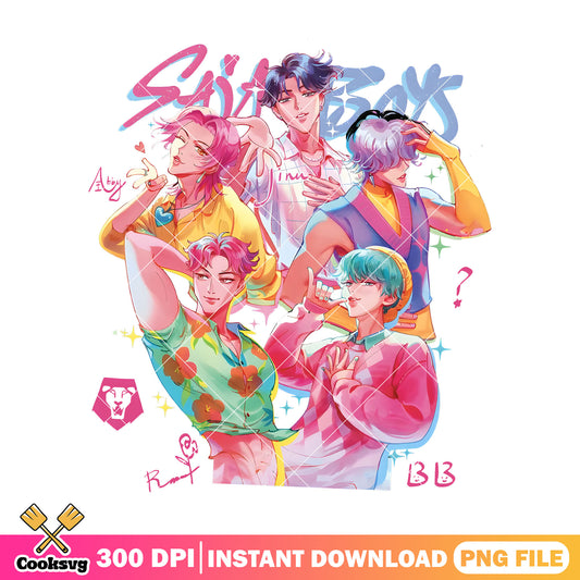 Romance pose saja boys png, romance saja png, love saja boys png
