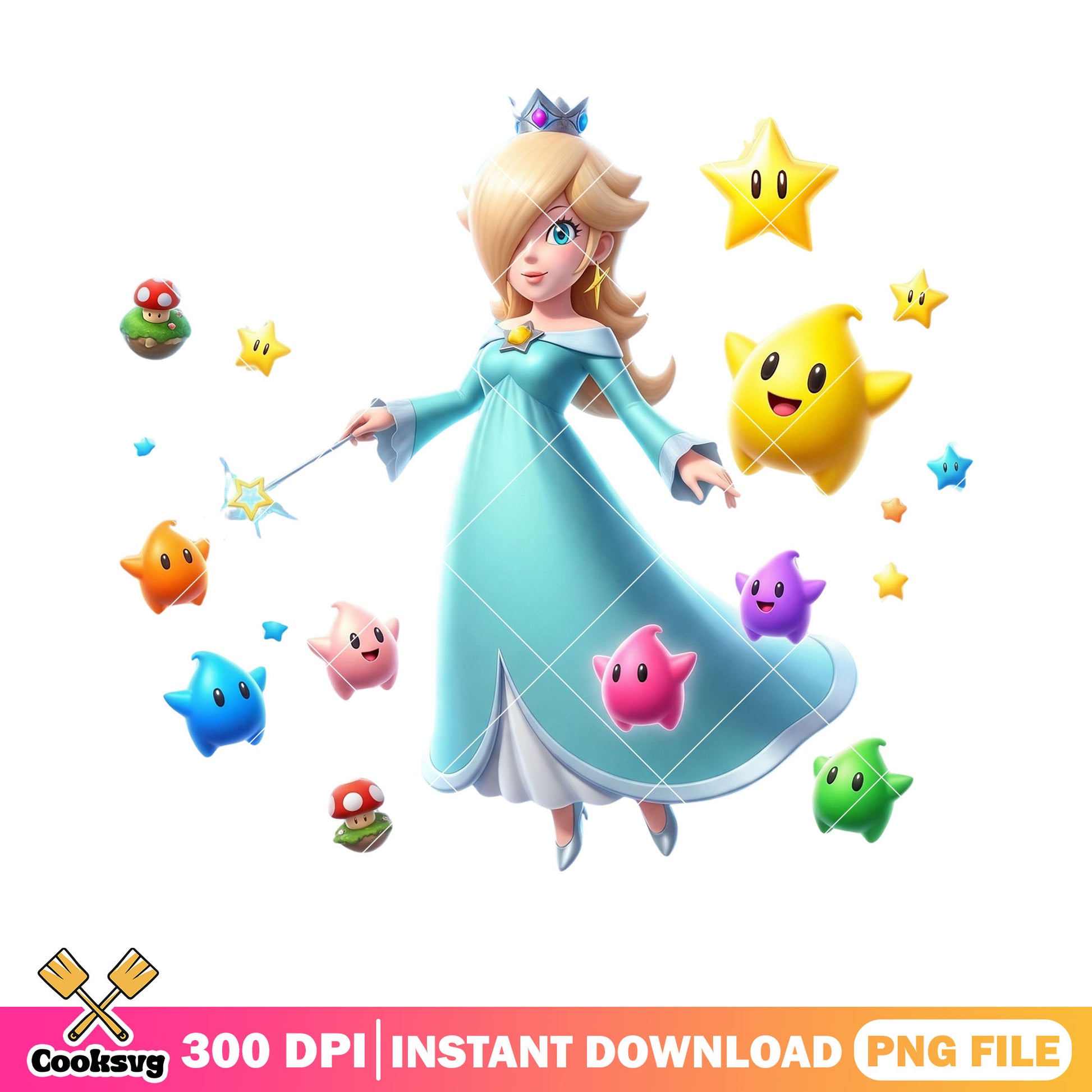 Rosalina luma princess png, rosalina princess png, mario bros png