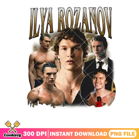 Rozanov naked poster png, romance hockey png, ilya rozanov merch png