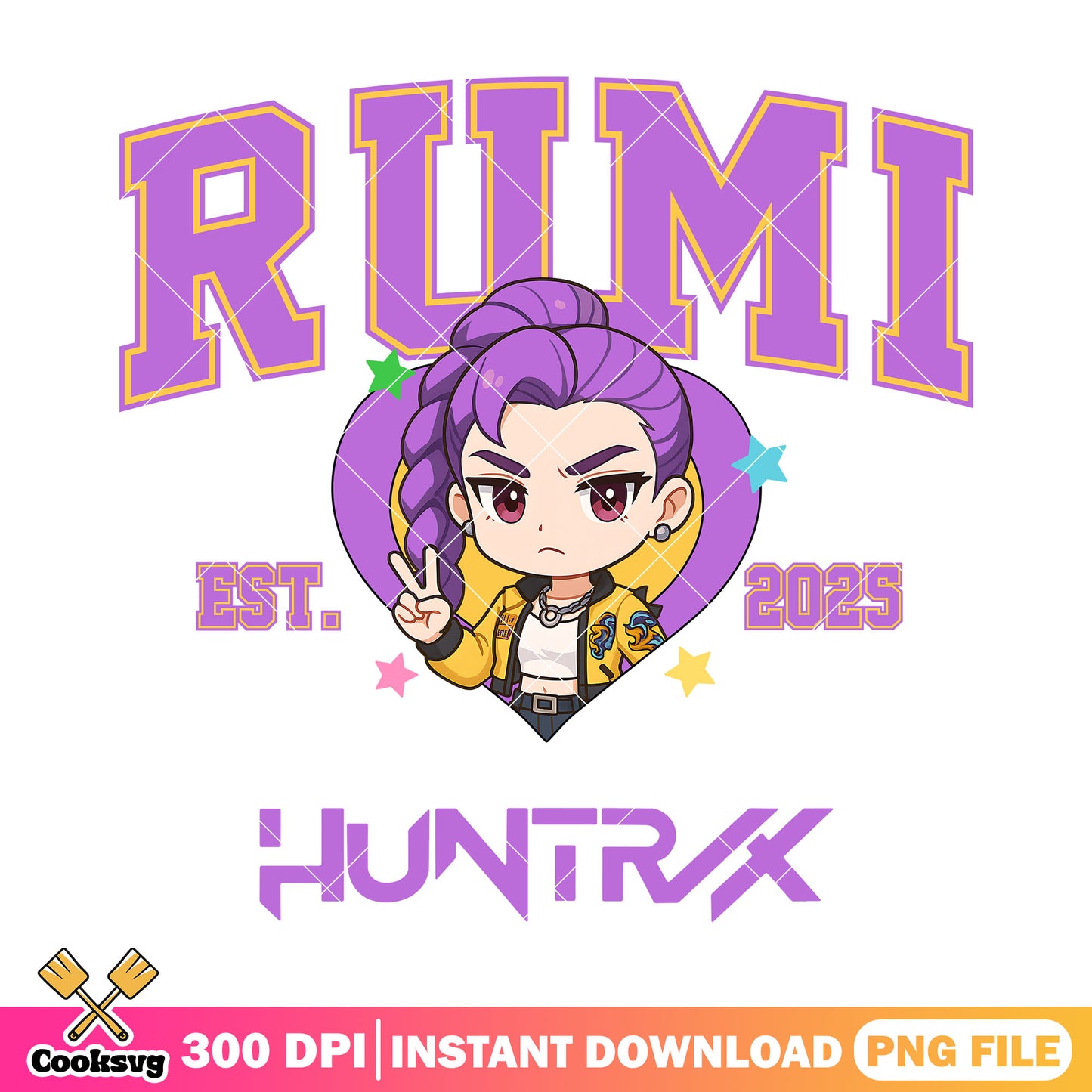 Rumi cute huntrix est png, huntrix band png, kpop demon hunters png