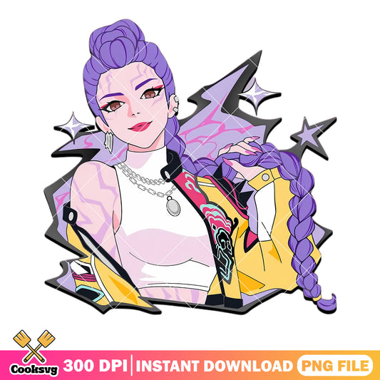 Rumi kpop sticker anime logo png, sticker rumi png,  anime rumi png