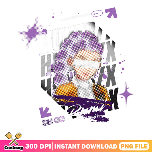 Rumi poster girl kpop anime png, rumi kpop png, rumi demon​ png