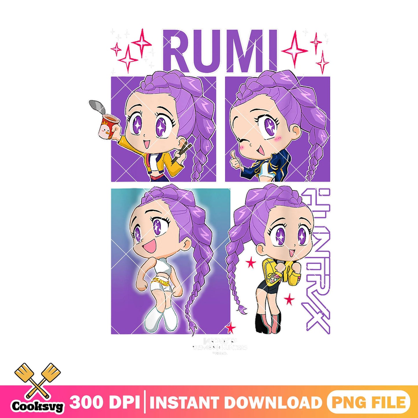 Rumi the little lover png, kpop netflix png, kpop rumi png