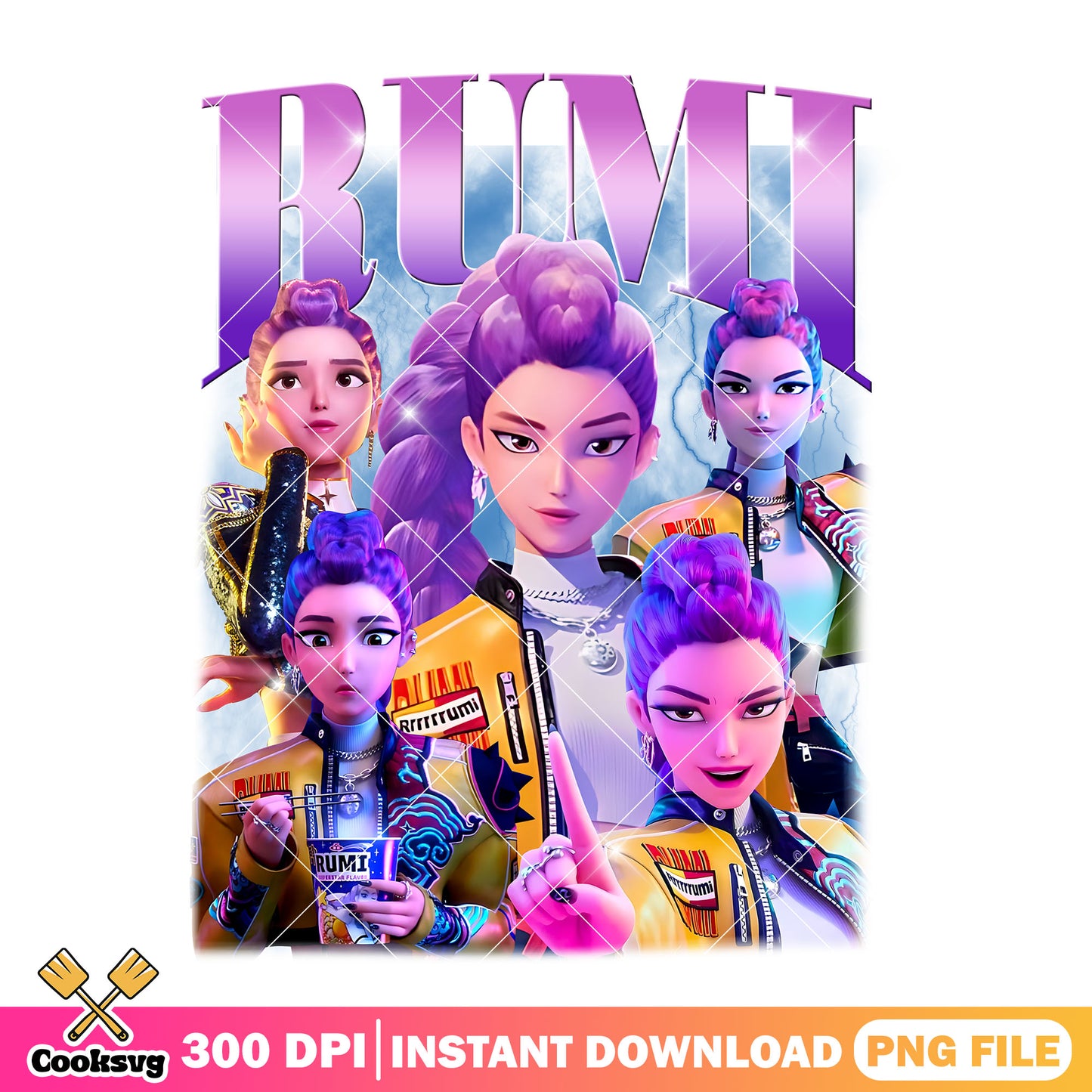 Rumi the vocalist png, huntrix girl png, kpop demon hunters png