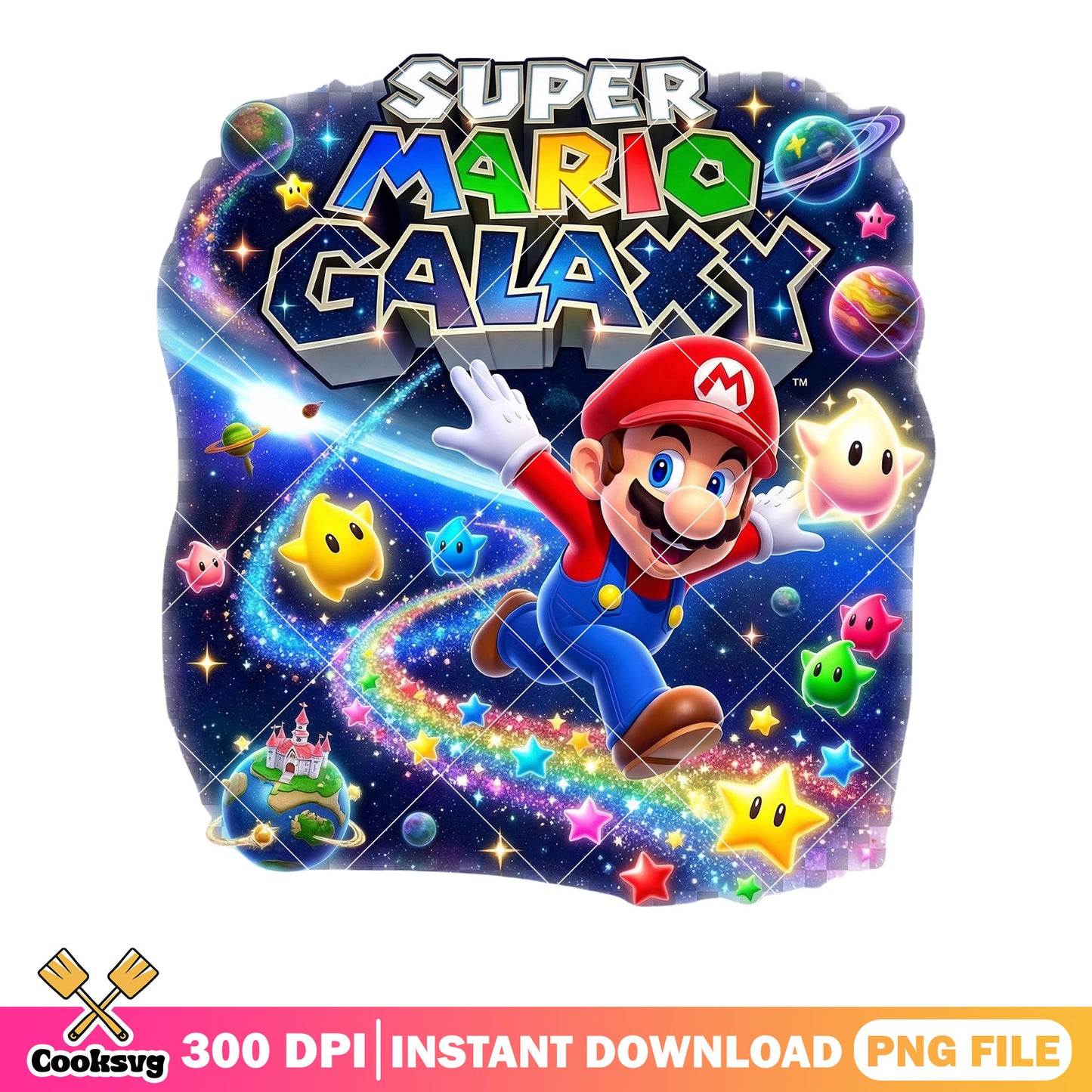 Run galaxy mario png, nintendo games png, mario characters png