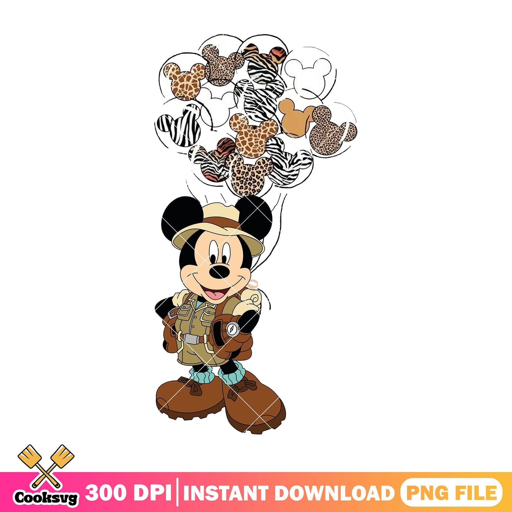Safari costume mickey png, disney springs​ png, walt disney world png