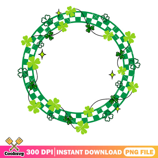 Saint patrick day lucky circle png, saint patrick day png