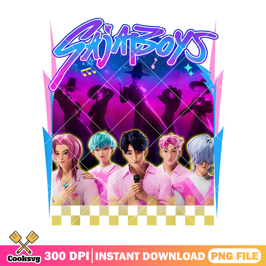 Saja boys arts png, mystery saja png, kpop hunters png