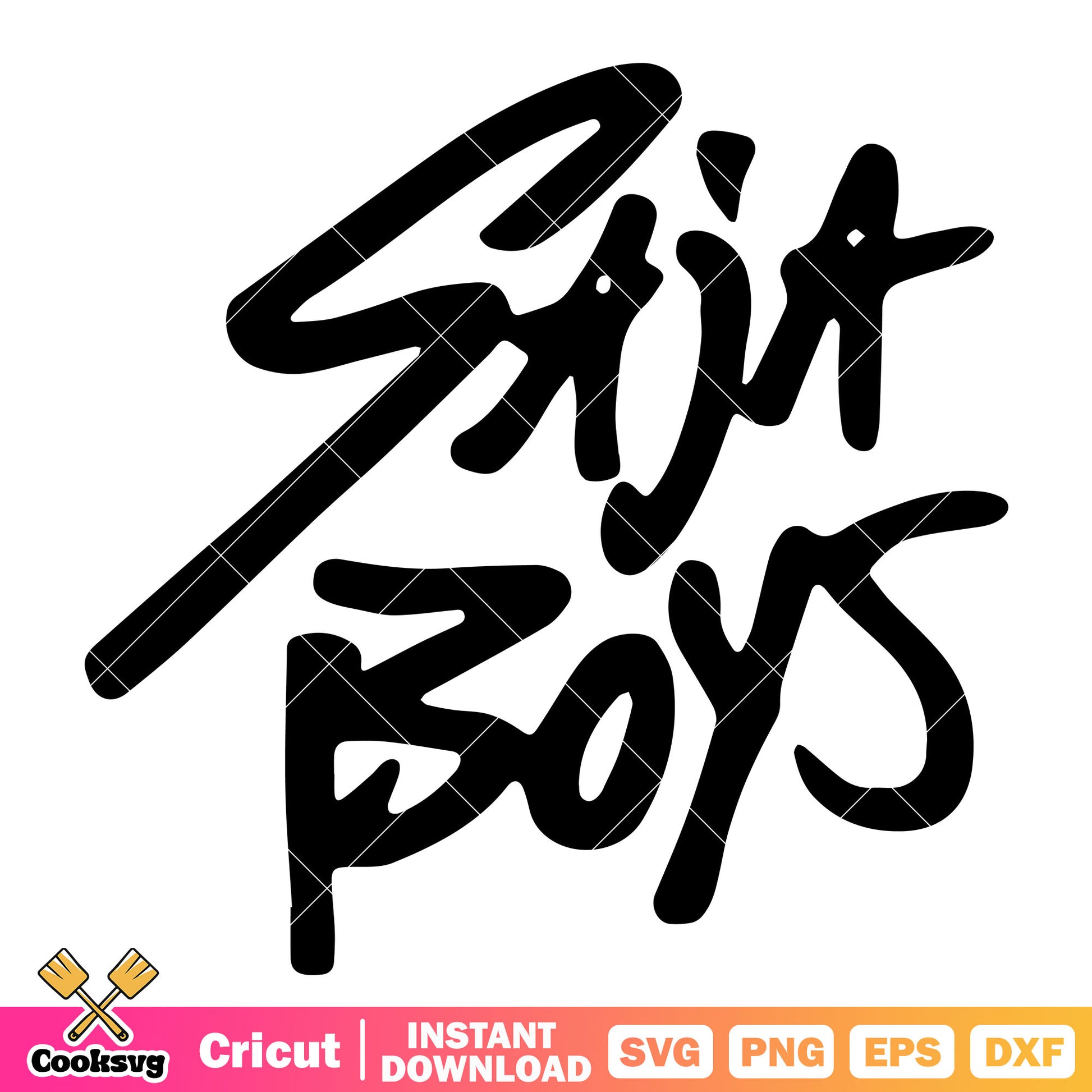 Saja boys black design svg, saja boys svg, kpop demon hunters svg