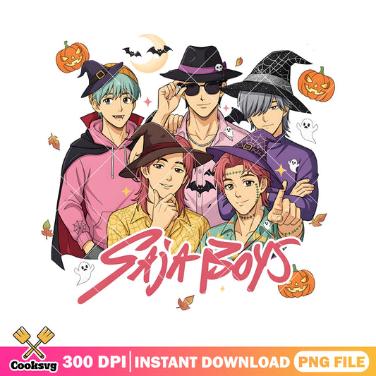 Saja boys costume halloween png, halloween saja boy png, witches hat png