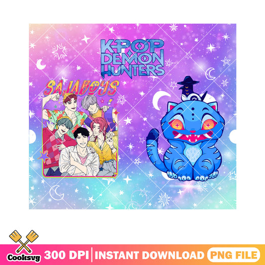 Saja boys demon kpop group png, tiger kpop png, anime tiger png