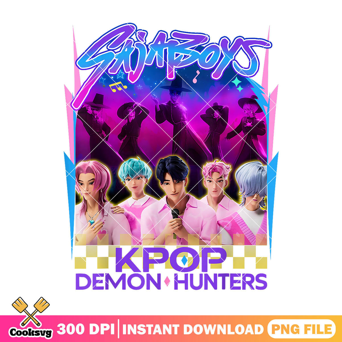 Saja boys kpop singer png, kpop demon hunters png, saja boys png