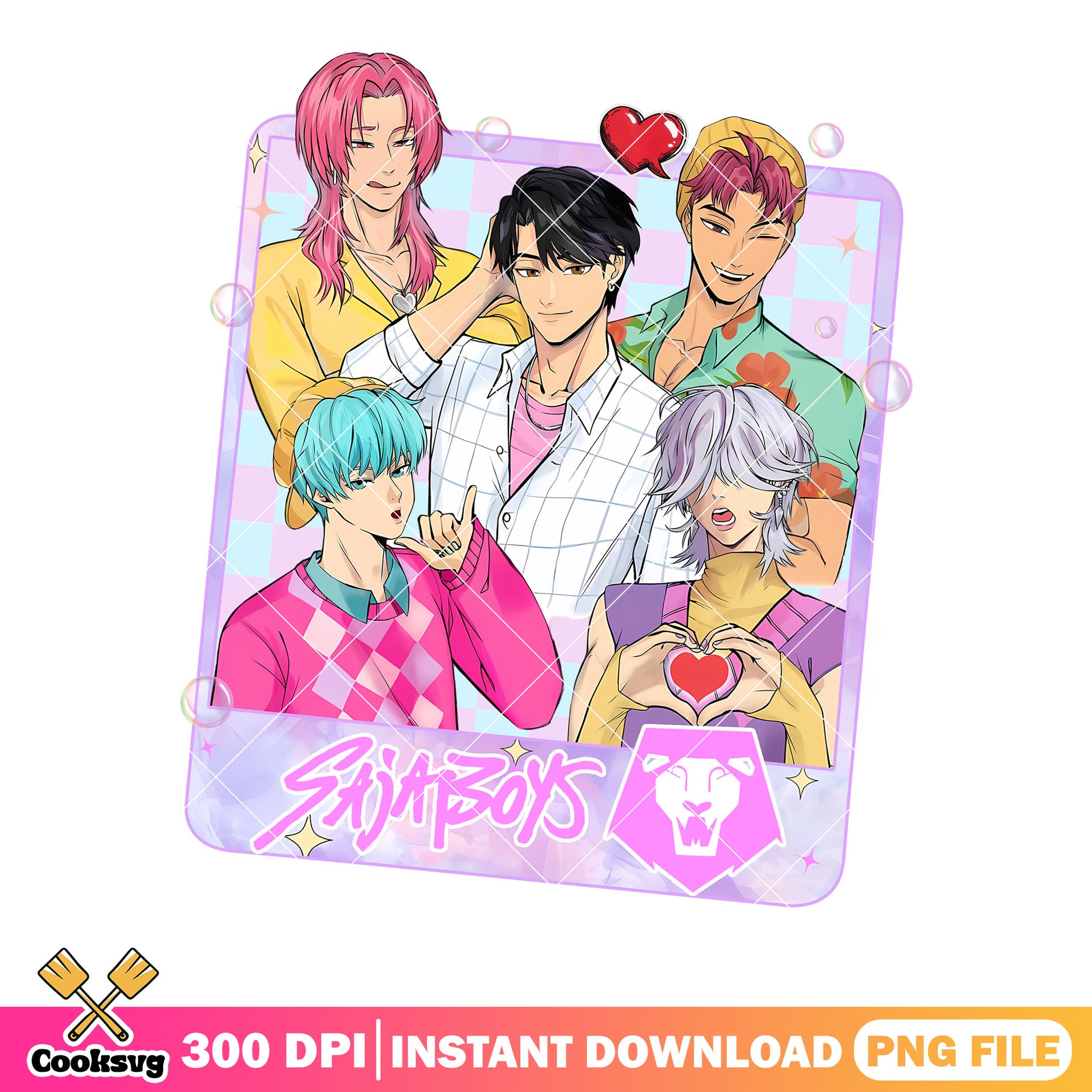 Saja boys logo band png, kpop hunters png, saja boys band png