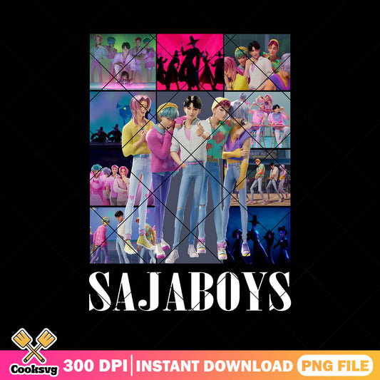 Sajaboys memory gallery png, love saja boys png, kpop hunters png