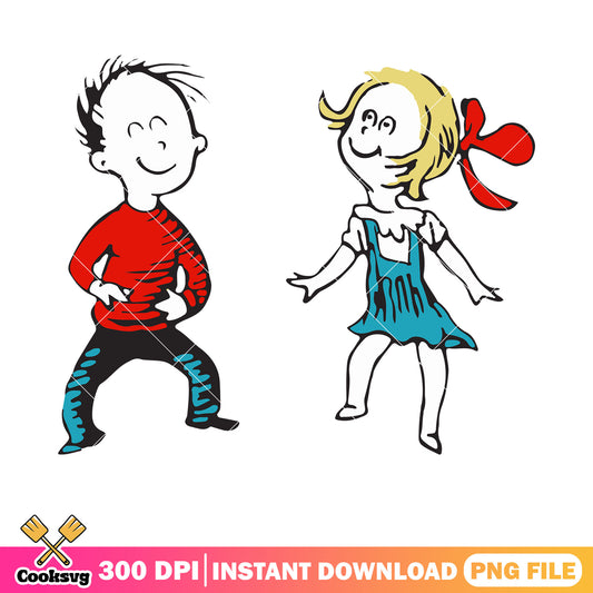 Sally Walden and friends png, sally walden​ png, dr seuss friends png