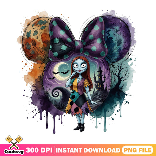 Sally Nightmare Before Christmas Halloween PNG, Disney PNG, Halloween PNG