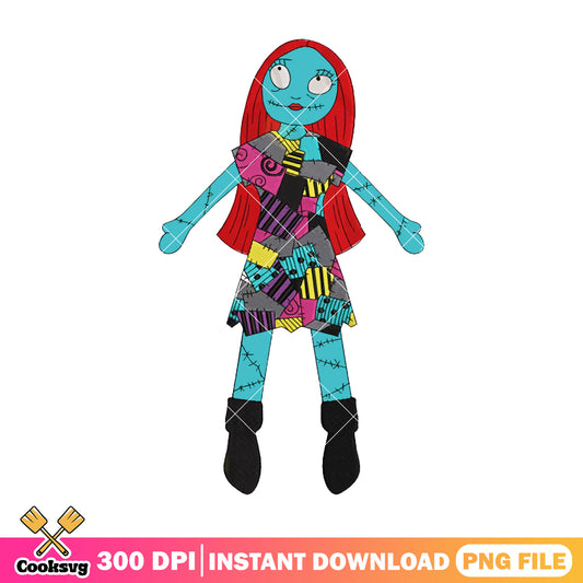 Sally horror standing png, disney horror png, halloween spirit png